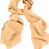 Cashmere wrap scarf womens in 100% cashmere shea butter color, beneficial as a wedding wrap, travel wrap scarf, or a winter scarf.