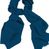 Cashmere wrap scarf womens in 100% cashmere petrol blue color, beneficial as a wedding wrap, travel wrap scarf, or a winter scarf.