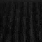 Black Pinwale Corduroy fabric for custom-made suits, pants, vests, and dresses.