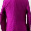Men's silk suit in purple dupioni silk back view.